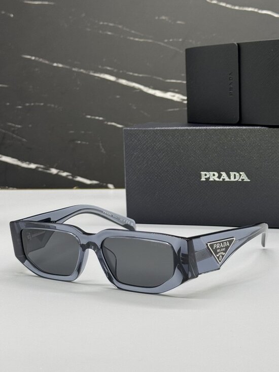 NEW PRADA PR09ZSF 17T08Z SUNGLASSES BLUE UNISEX PR 09ZSF 17T08Z, SPR 09ZF 17T08Z main image 10